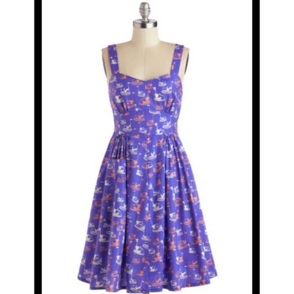 Purple Car Dress